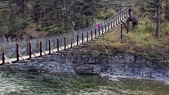Spotted Bear Suspension Bridge