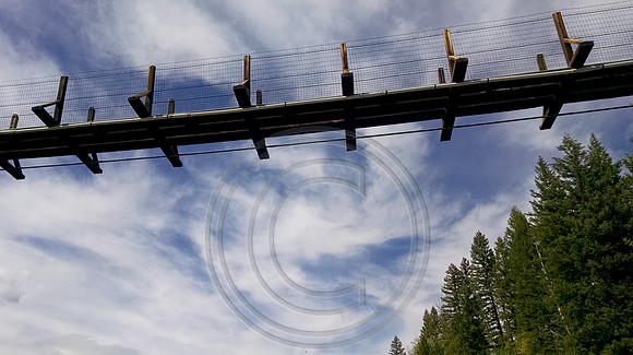 Underneath the Suspension Bridge