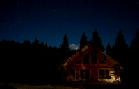 Ranger Log Home - Spotted Bear Ranger Station Compound