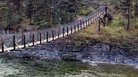 Spotted Bear Suspension Bridge